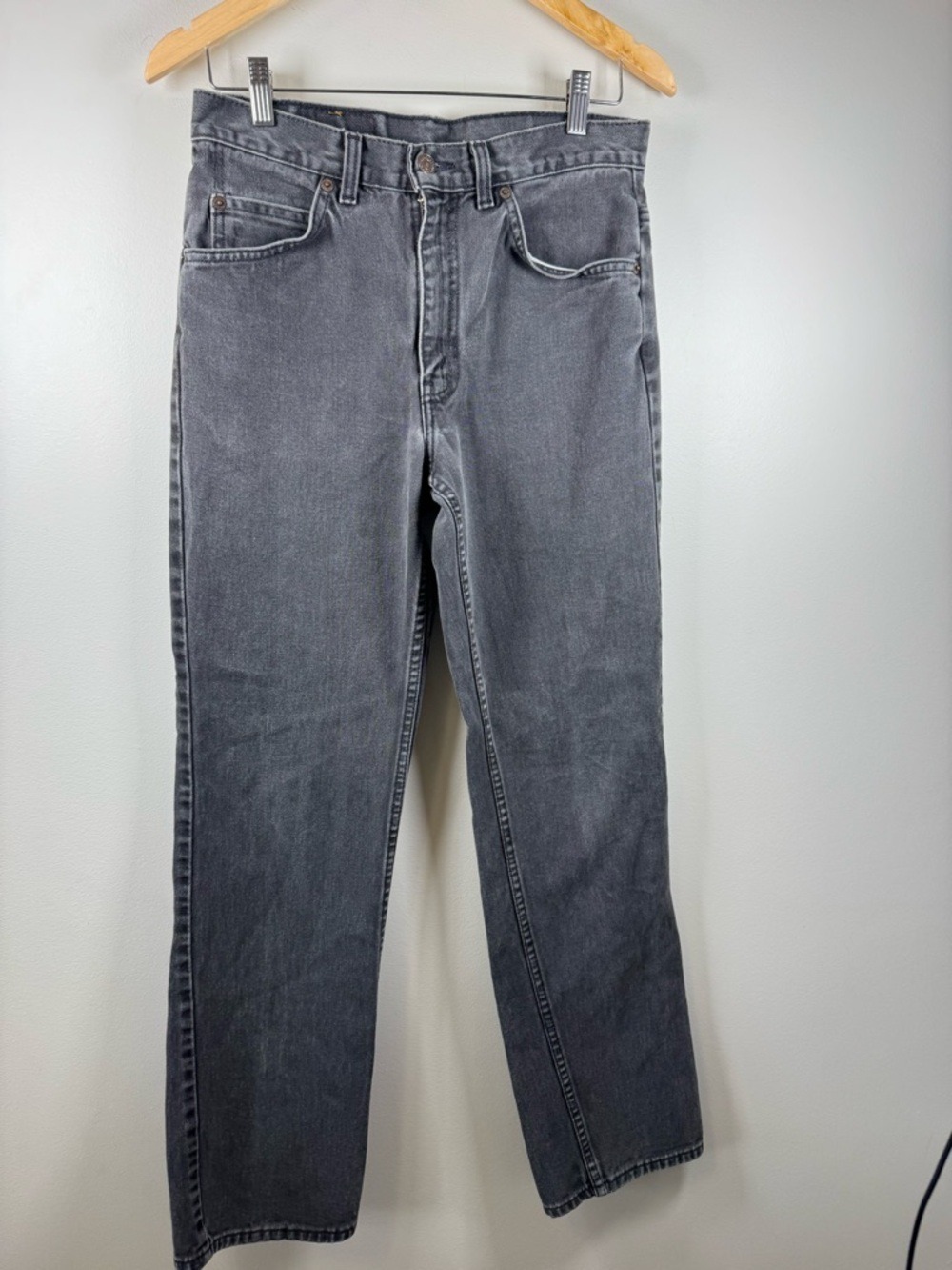 Levi's Vintage Orange Tab Women's Charcoal Straight-Leg Jeans 30